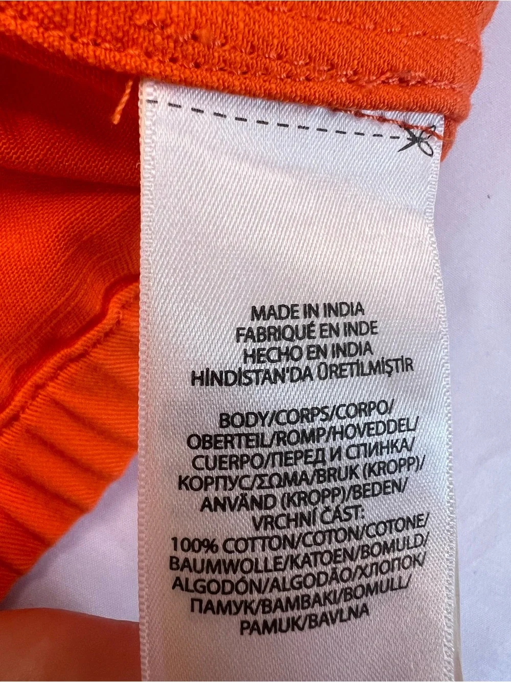 Polo by Ralph Lauren Bright Orange Zip-Up Harrington
